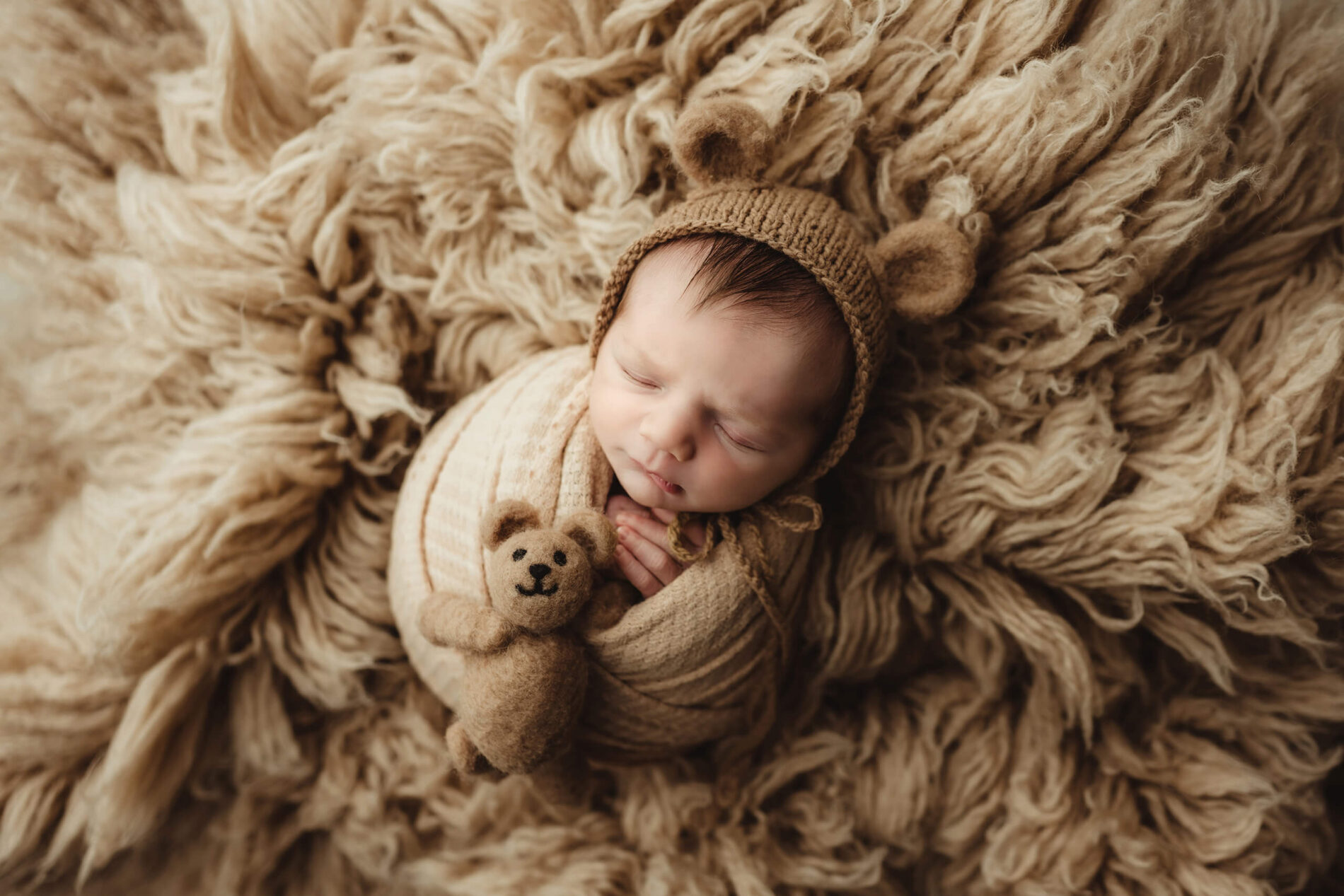 Unique newborn baby boy photography