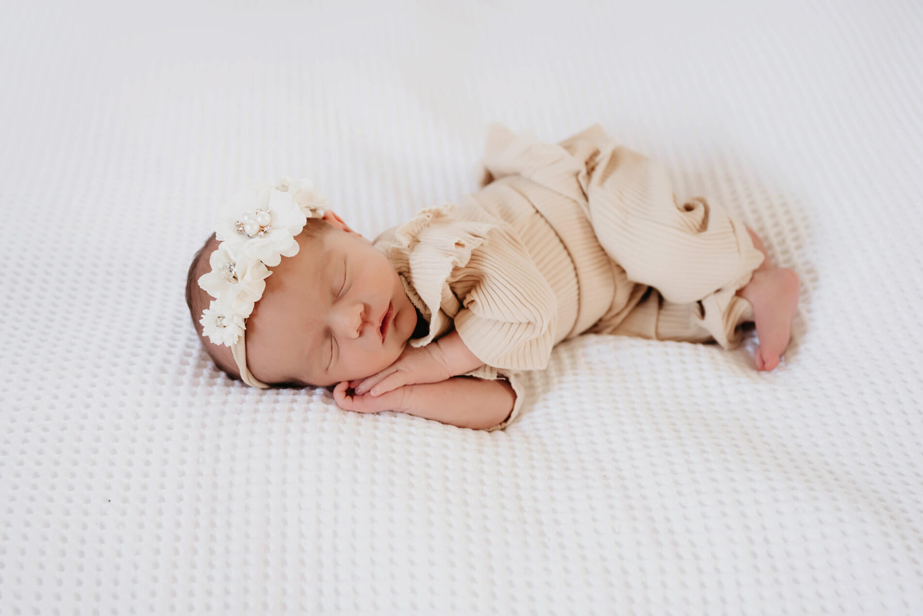 Natural light newborn photography