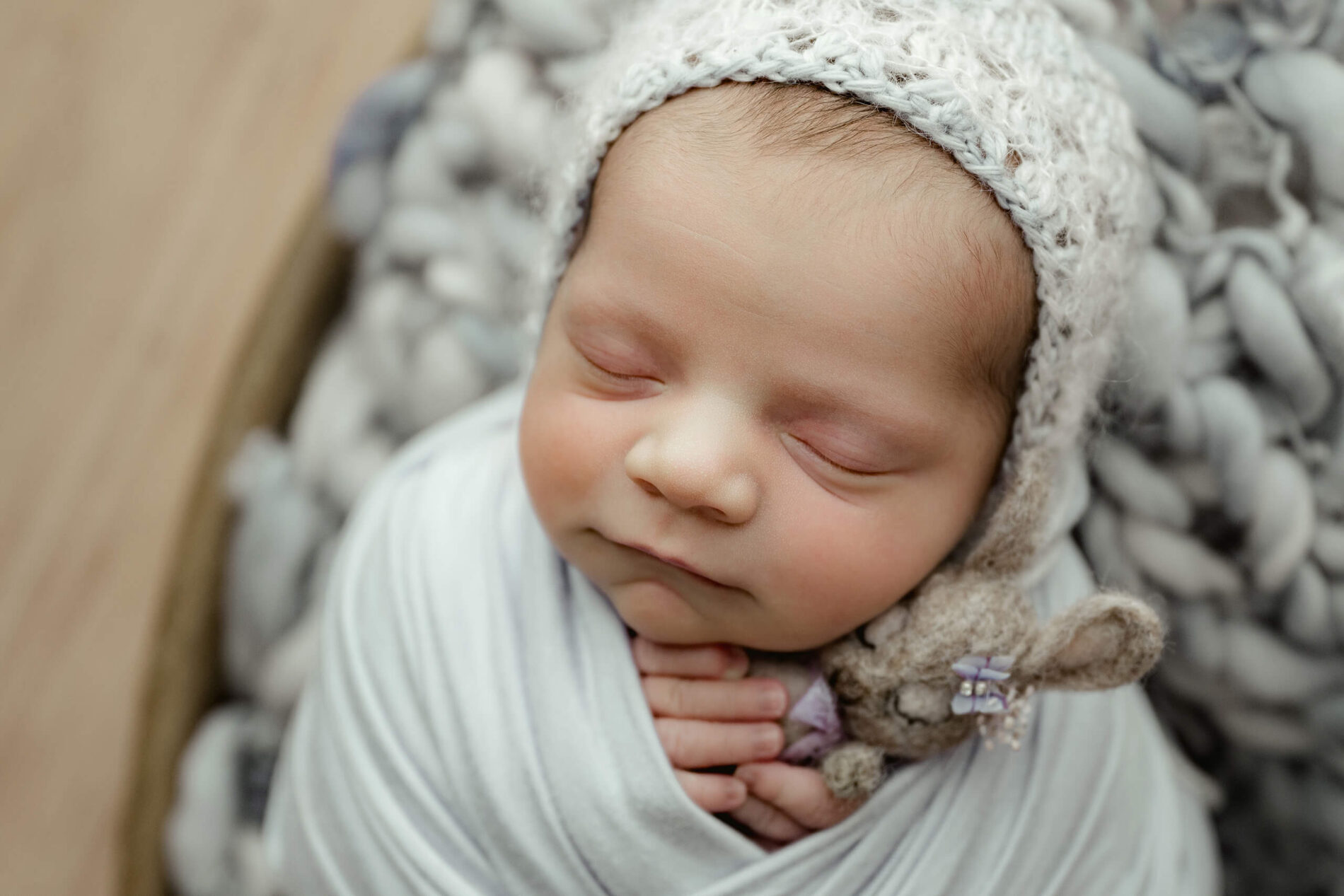 Beautiful newborn baby girl picture