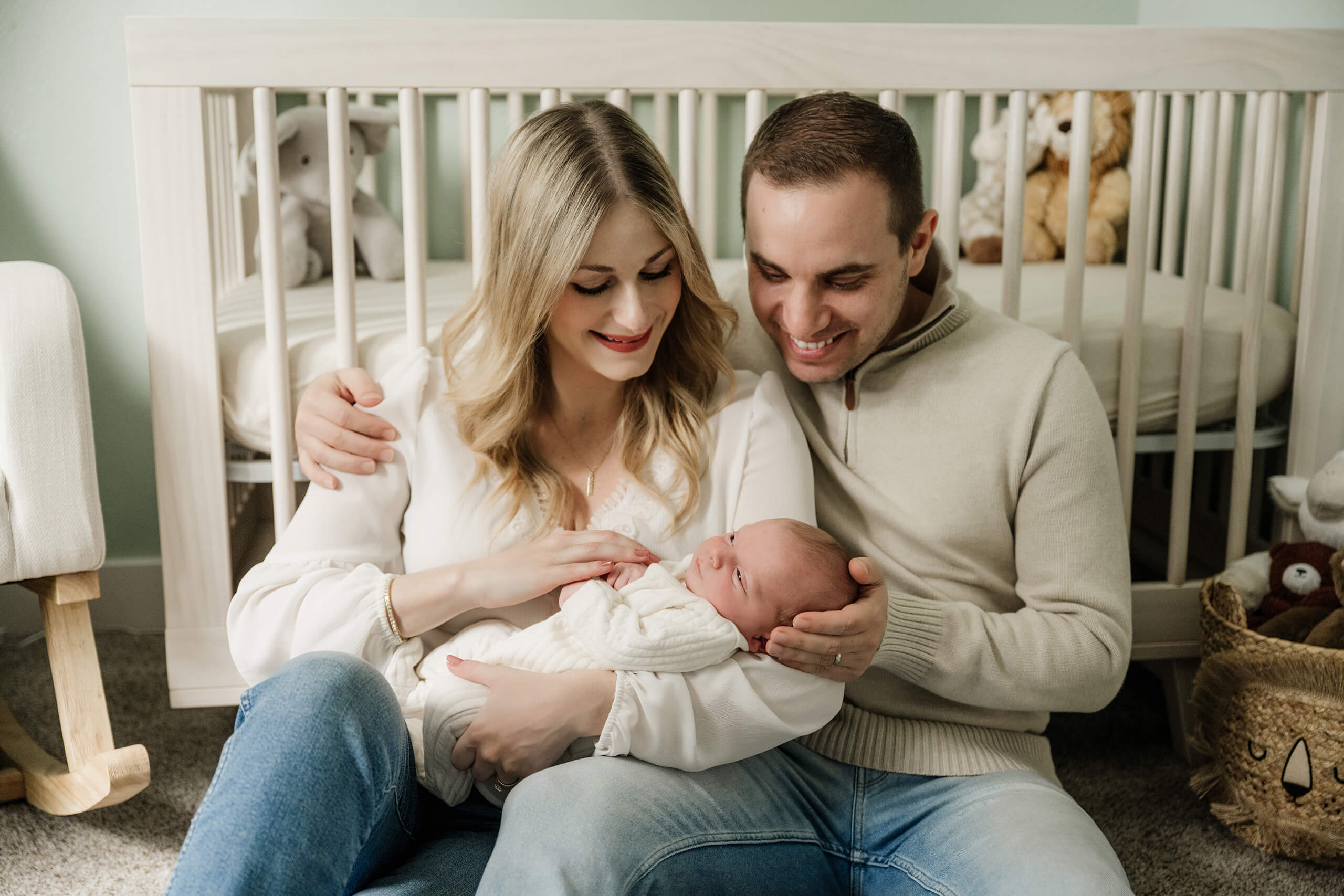 In-home newborn photography in Redmond, WA