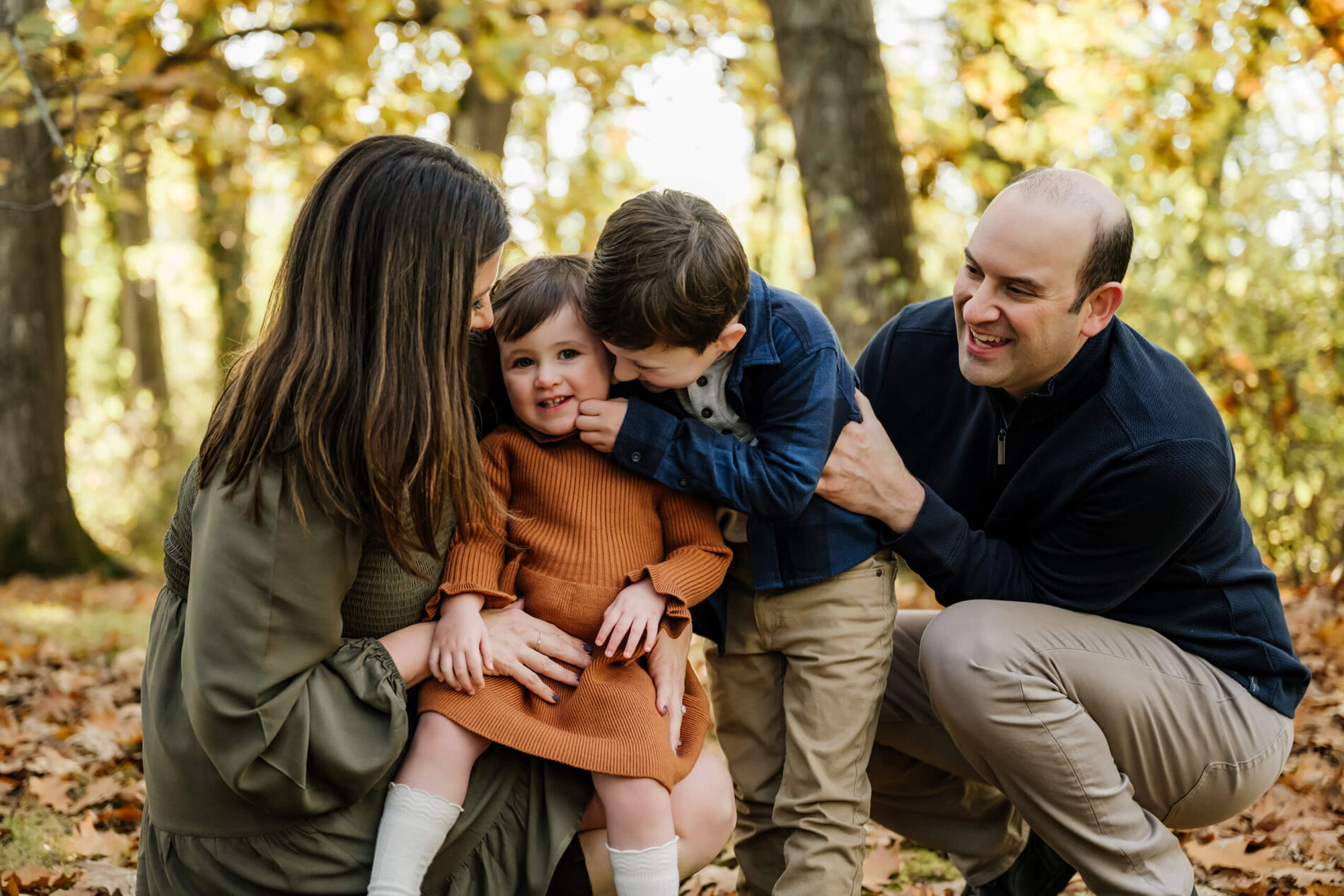 Family photoshoot at Washington Park Arboretum