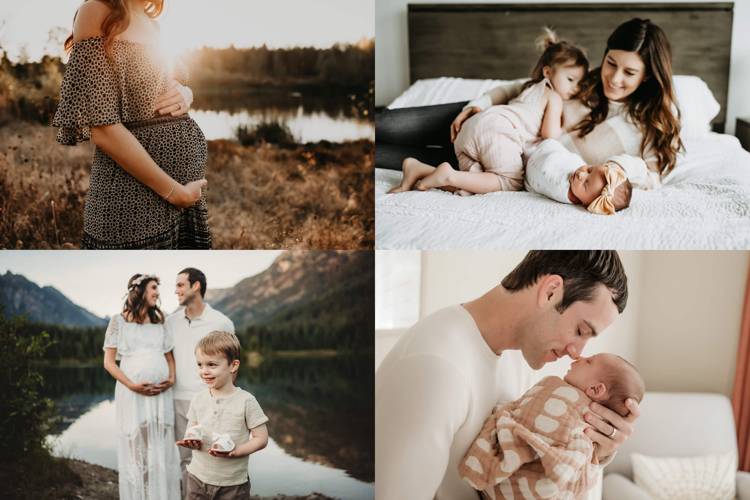 Highlights of lifestyle maternity and newborn photography in Seattle area