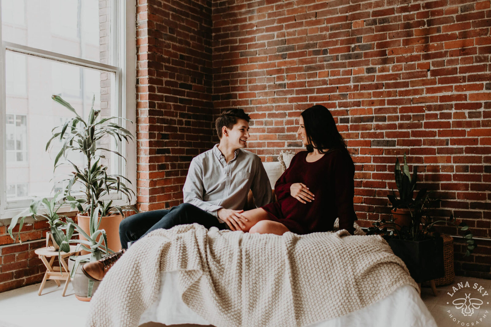 Studio maternity photography near Bellevue Wa