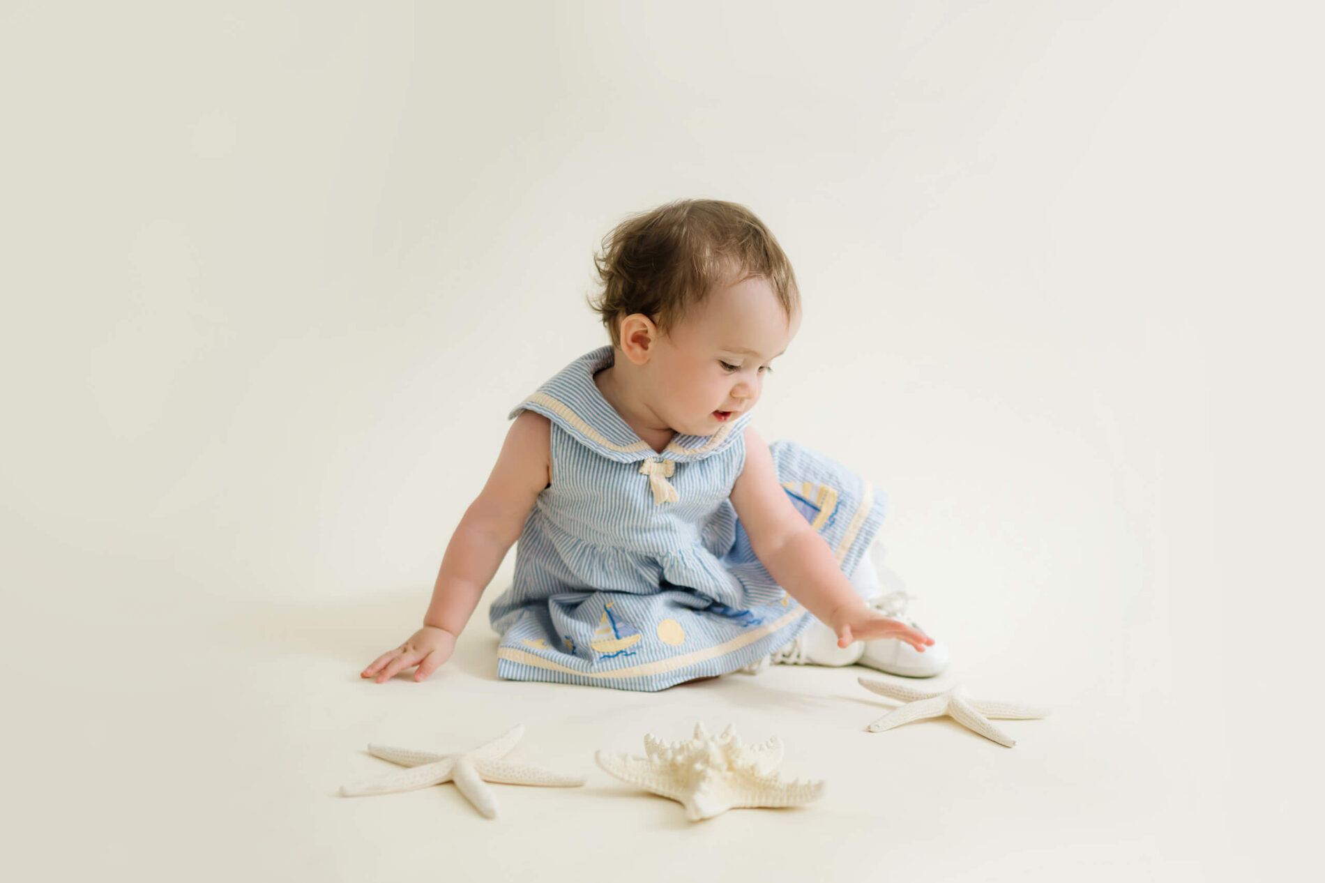 One year photoshoot in Kirkland WA studio