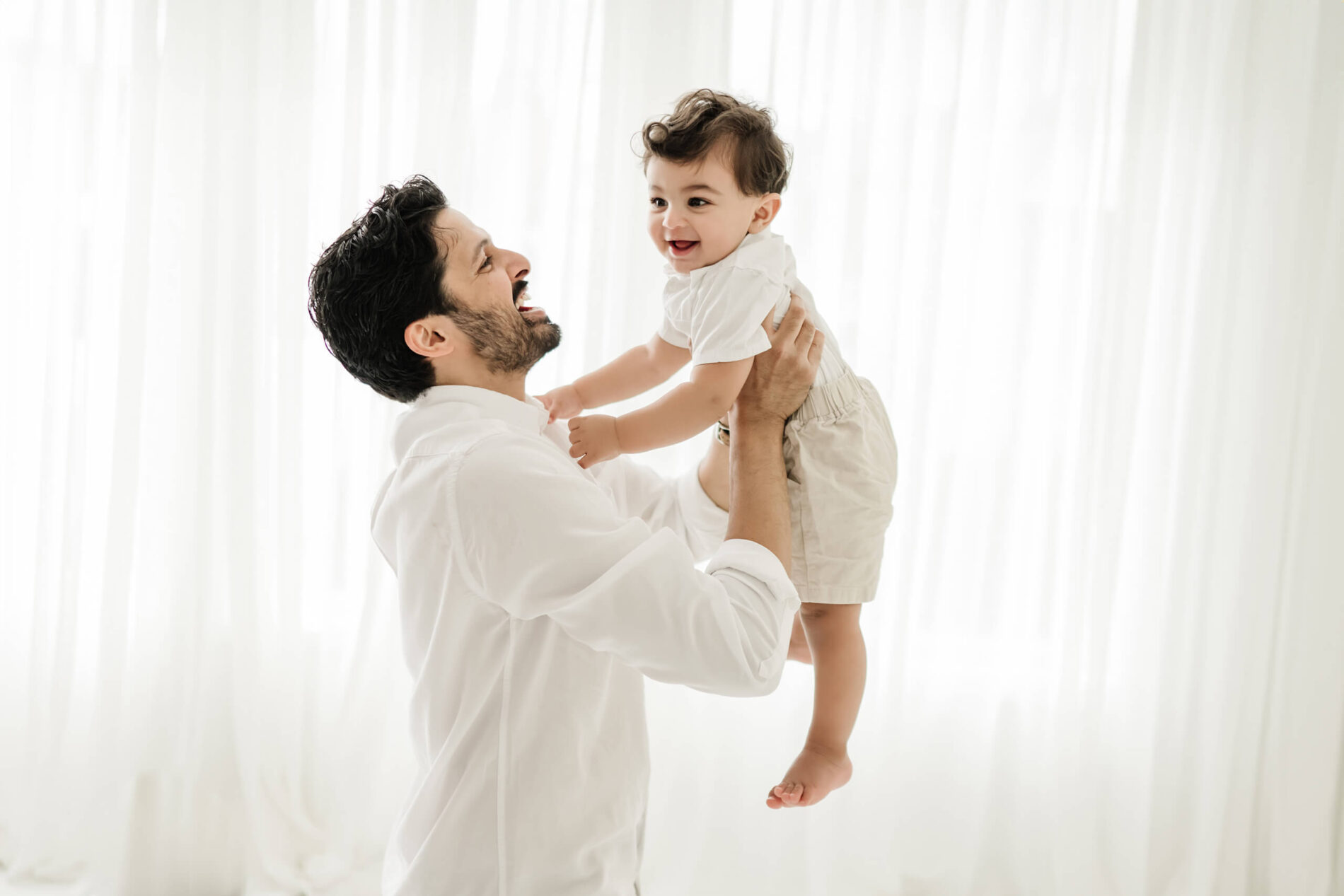 Studio 1st birthday photoshoot in Bellevue WA