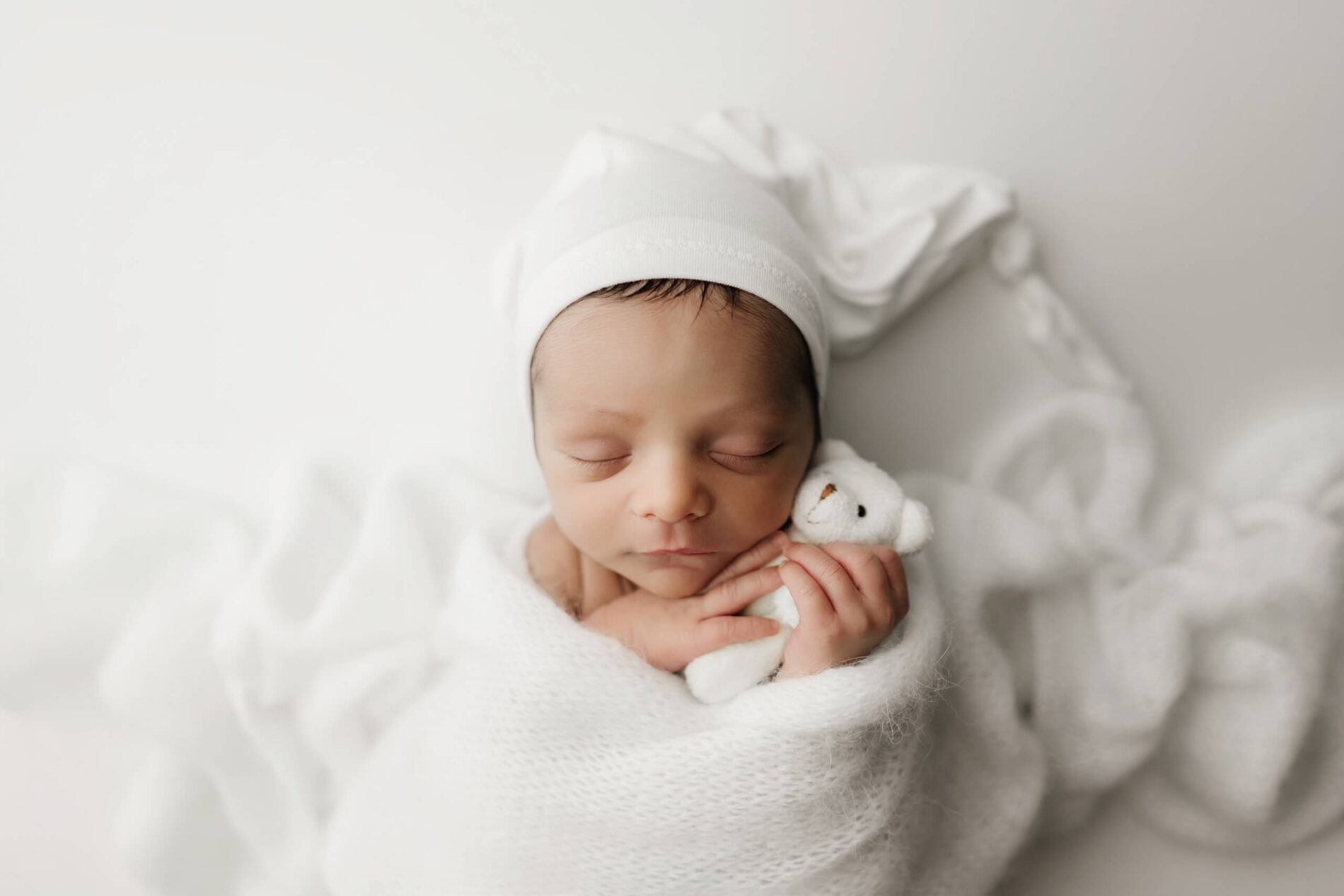 Creative studio newborn photography near Bothell WA