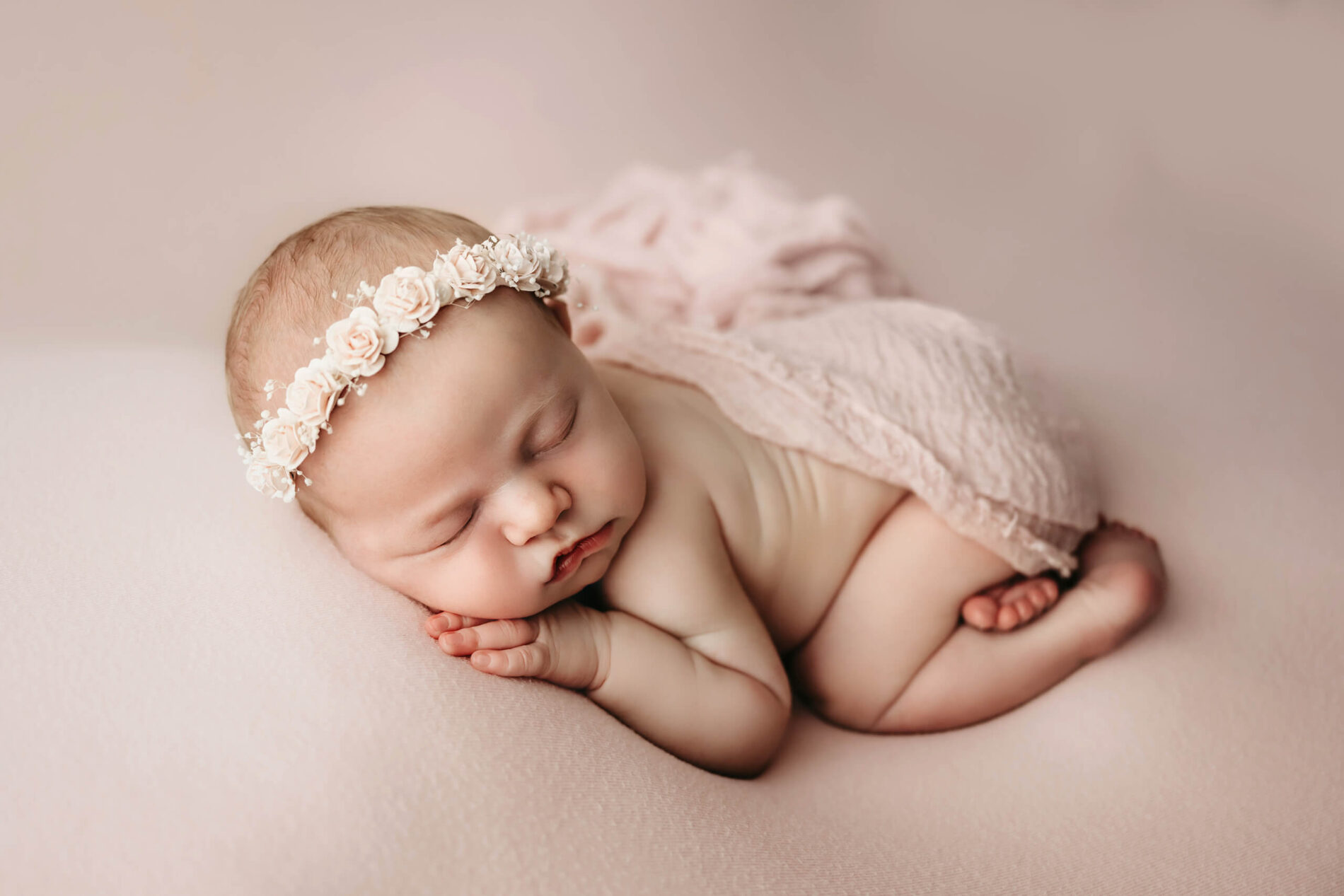 Posed newborn photography near Bothell WA