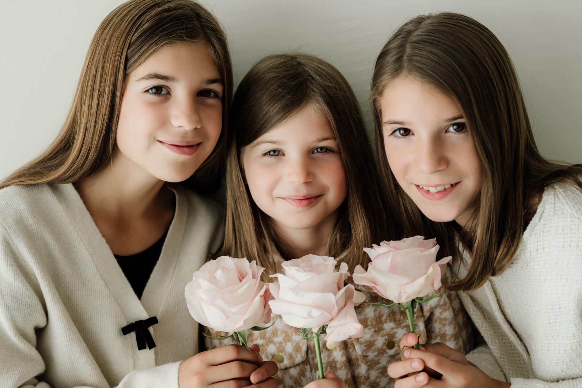 Family photoshoot in Seattle area studio