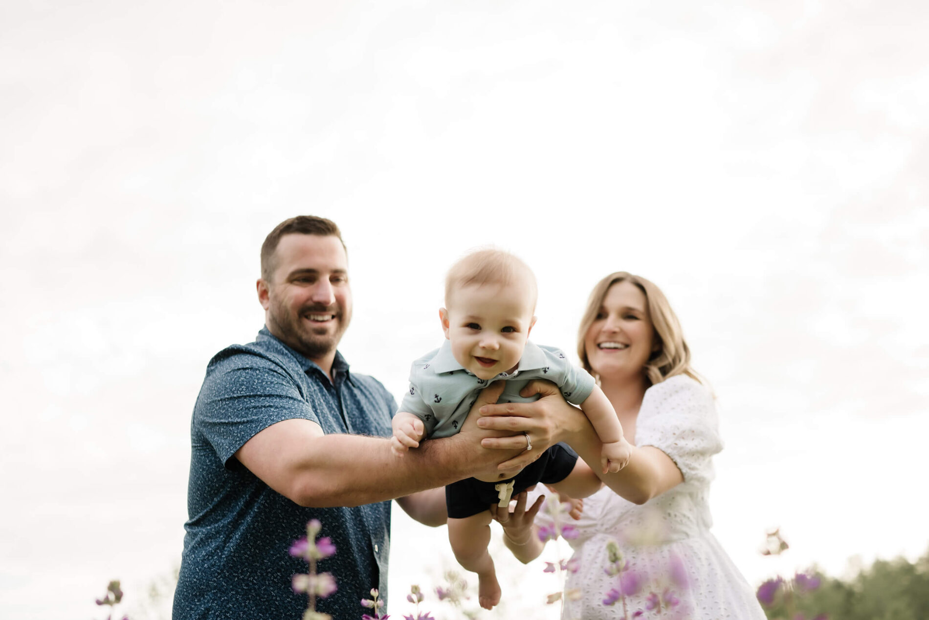 Playful family photoshoot in Seattle